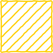 yellow square with strips